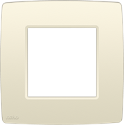 Niko Original Слоновая кость Рамка на 1 пост 100-76100