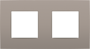 Niko Intense Бронза Рамка на 2 поста 123-76800