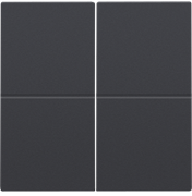 Niko Антрацит Клавиша двойная, HUE 122-00060