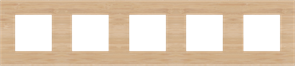 Niko Pure Бамбук Рамка на 5 постов 156-76005