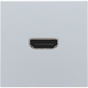 Niko Серебро Розетка  HDMI/HDMI 121-69417