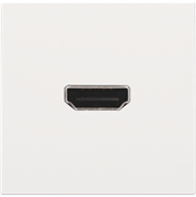 Niko Пластик Белая сталь Розетка HDM/HDMII 154-69417