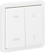 Niko Hydro Белый Переключатель для жалюзи, мех блокировка, IP55, пруж клеммы 701-35905