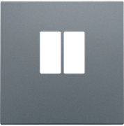 Niko Накладка аудиорозетки, клеммы до 4мм2, свинцово-серый 220-69801