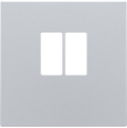 Niko Накладка аудиорозетки, клеммы до 4мм2, серебро 121-69801