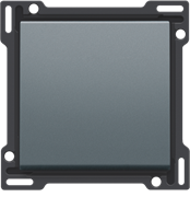 Niko Свинцово-серый Клавиша одинарная 220-61105