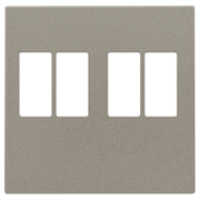 Niko Накладка двойной аудиорозетки, 4мм2, бронза 123-69701