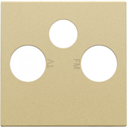 Niko Золото Накладка TV/FM/SAT 221-69551