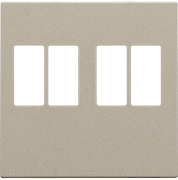 Niko Накладка двойной аудиорозетки, 4мм2, шампань 157-69701