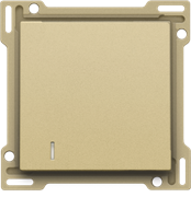Niko Накладка карточного выключателя, золото 221-61901
