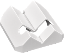 Niko Белый Угловой монтажный крепеж 351-10170