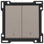 Niko Накладка на выключатель для жалюзи, бронза 123-65914