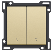 Niko Накладка на Выключатель для жалюзи, золото 221-65914