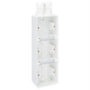 Niko Hydro Белый Вертикальная монтажная коробка на 3 поста 701-84352