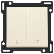 Niko Накладка на выключатель для жалюзи, слоновая кость 100-65914