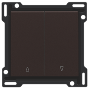 Niko Накладка на выключатель для жалюзи, шоколад 124-65914
