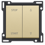 Niko Золото Накладка на выключатель для жалюзи 221-65905