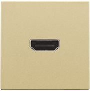 Niko Золото Розетка  HDMI/HDMI 221-69417