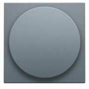 Niko Свинцово-серый Накладка поворотного диммера 220-31003