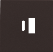 Niko Накладка USB Type-A-C, шоколад 124-68002