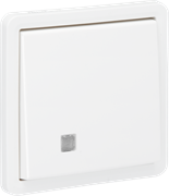 Niko Hydro Белый Выключатель 1-клавишный двухполюсный, с/п, IP55, пруж клемм 701-37205