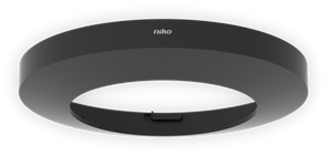 Niko Черный Декоративное кольцо для датчика, встраиваемый монтаж 353-991992