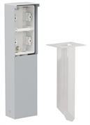 Niko Hydro Серый Уличный столбик на 2 поста 700-36820