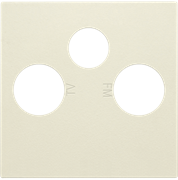 Niko Слоновая кость Накладка TV/FM/SAT 100-69551