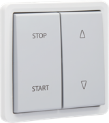 Niko Hydro Серый Переключатель для жалюзи, мех блокировка, IP55, пруж клеммы 700-35905