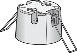 Niko Белый Монтажная коробка с клипсами 350-991999