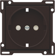 Niko Шоколад Накладка розетки с шт., с/з 124-66901