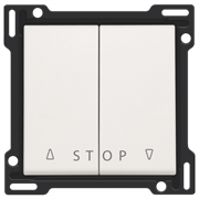 Niko Белый Накладка на выключатель для жалюзи 101-65918