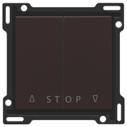 Niko Шоколад Накладка на выключатель для жалюзи 124-65918