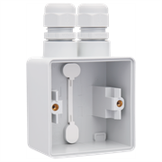 Niko Hydro Серый Рамка, 2 входа M20, с каб/вводом 700-84152