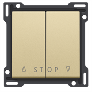 Niko Золото Накладна на выключатель для жалюзи 221-65918