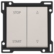 Niko Серый Накладка на выключатель для жалюзи, 102-65905