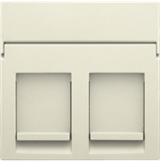 Niko Слоновая кость Накладка на розетку RJx2 100-65200