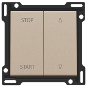 Niko Шампань Накладка на выключатель для жалюзи 157-65905