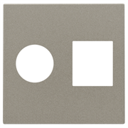 Niko Накладка TV + RJ, бронза 123-65702