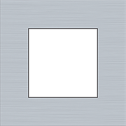 Niko Pure Алюминий Серый Рамка на 1 пост 155-76100