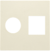 Niko Накладка TV + RJ, слоновая кость 100-65702