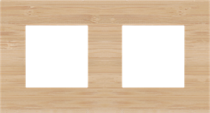 Niko Pure Бамбук Рамка на 2 поста 156-76800