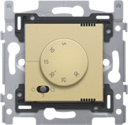 Niko Золото Терморегулятор с датчиком в комплекте 221-88001