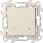 Simon 24 Слоновая кость Выключатель жалюзи 10A 250В~ 2410331-031