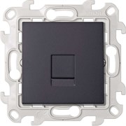 Simon 24 Графит Розетка для передачи данных RJ45 Cat.6 UTP 2410599-038