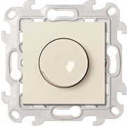 Simon 24 Слоновая кость Светорегулятор LED поворотно-нажимной проходной 6-60Вт 230В~ 2412313-031