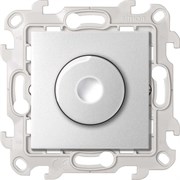 Simon 24 Алюминий Светорегулятор поворотно-нажимной проходной 40-450Вт 230В~ й S24 2410313-033