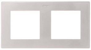 Simon 24 Алюминий Рамка 2-ая 2400620-033