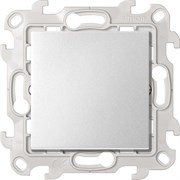 Simon 24 Алюминий Однополюсный выключатель 10AX 250В~ 2450101-033