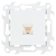 Simon 24 Белая Розетка RJ45 кат. 5е UTP 2410598-030